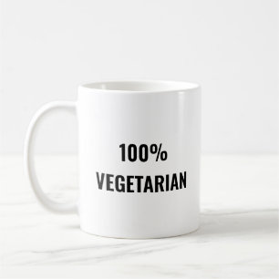100% Vegetarian Coffee Mug