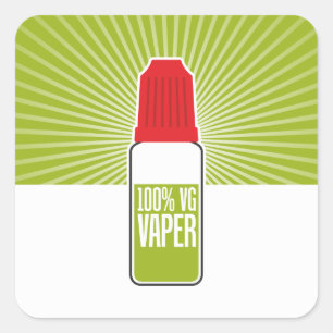 100% VG SQUARE STICKER