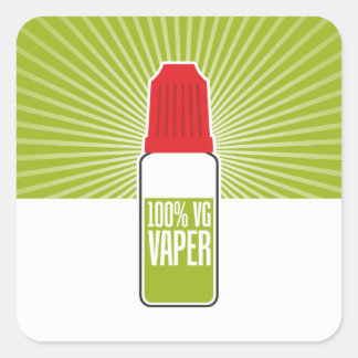 100% VG SQUARE STICKER