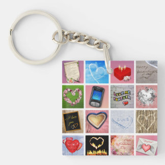 100 Ways to say I love you Key Ring
