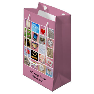 100 Ways to say I love you Small Gift Bag