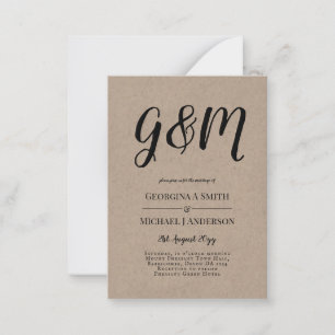 100 x Budget PHOTO Wedding Invitations with ENVL.