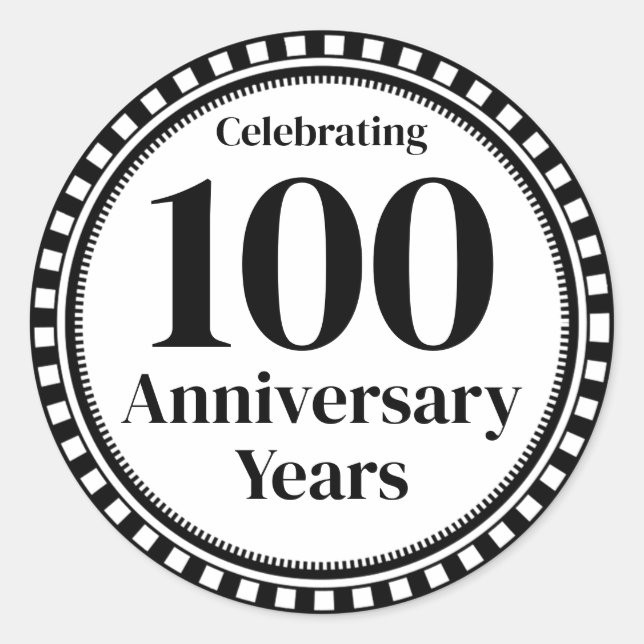 100 Year Anniversary Envelope Seal (Front)