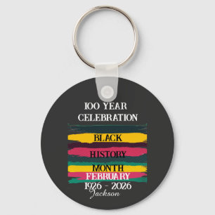 100 year celebration black history month 2026 key ring