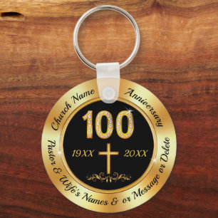 100 Year Church Anniversary, Cheap Church Favors, Key Ring