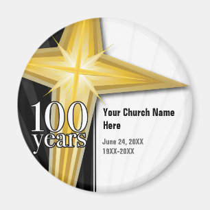 100 Year Church Anniversary Magnet
