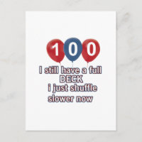 100 year funny birthday designs