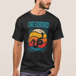 100 Year Old 100th Birthday Snake Reptile Man Woma T-Shirt