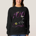 100 Year Old Awesome Floral 1921 100th Birthday Sweatshirt<br><div class="desc">Hope you like it</div>