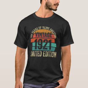 100 Year Old Legendary Retro Vintage Awesome Birth T-Shirt