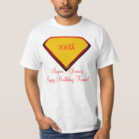 100 Year Super Granny Birthday Shirt