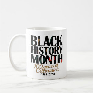 100 years celebration black history month 2026 coffee mug