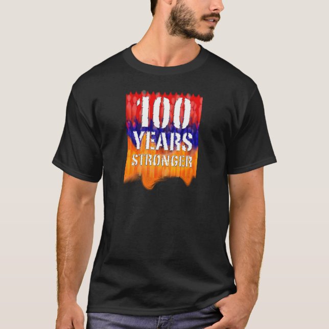 100 Years Stronger Armenian Men's T-Shirt (Front)