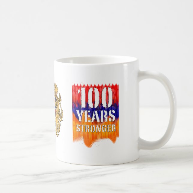 100 Years Stronger Armenian Mug (Right)