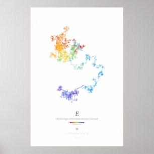100k Digits of the Erdős-Borwein Constant (light) Poster