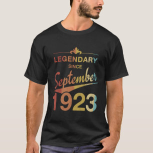100Th 100 Born In September 1923 T-Shirt