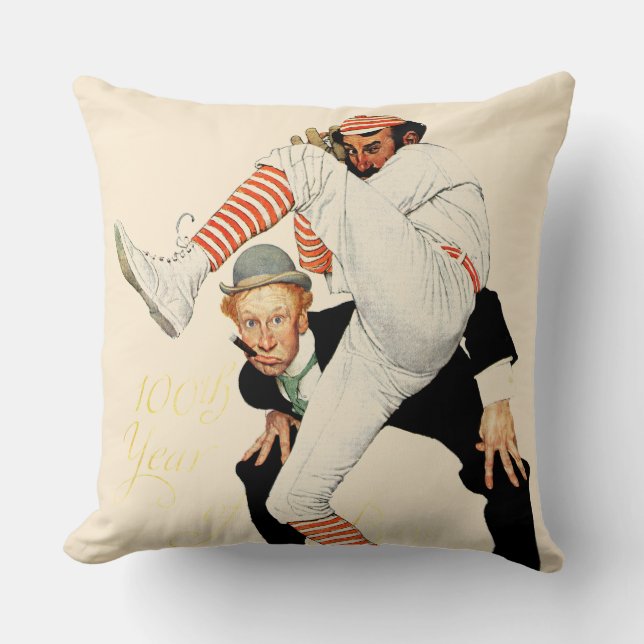 100th Anniversary of Baseball Cushion (Front)