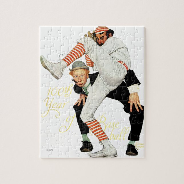 100th Anniversary of Baseball Jigsaw Puzzle (Vertical)