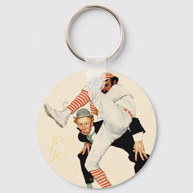 100th Anniversary of Baseball Key Ring (Front)
