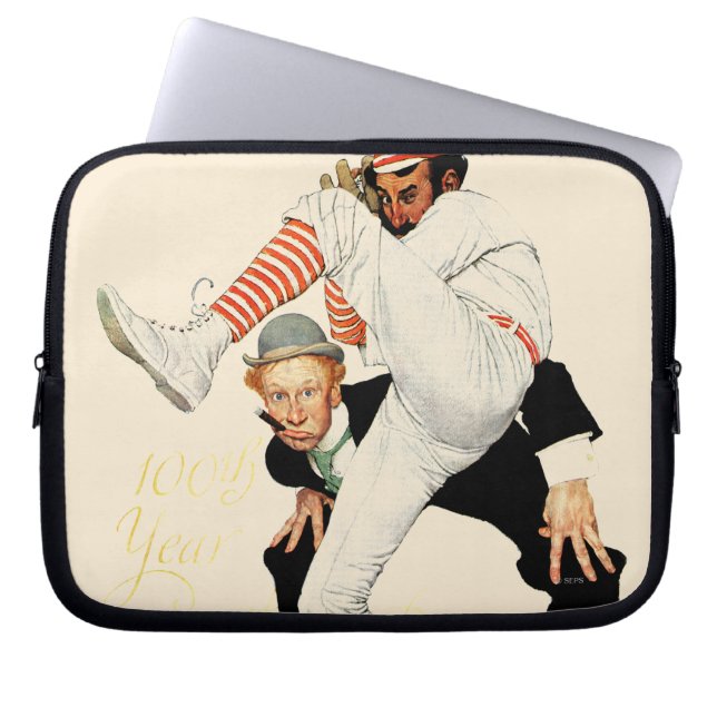 100th Anniversary of Baseball Laptop Sleeve (Front)