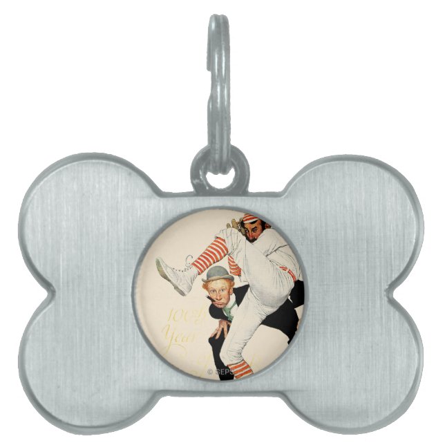 100th Anniversary of Baseball Pet Tag (Front)