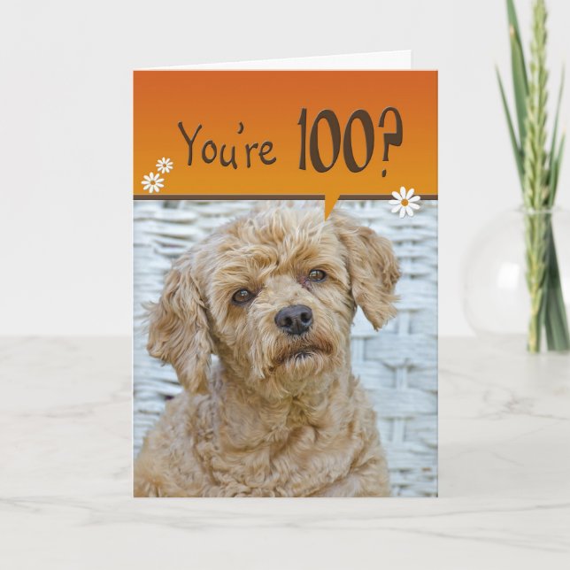100th Birthday Card (Front)