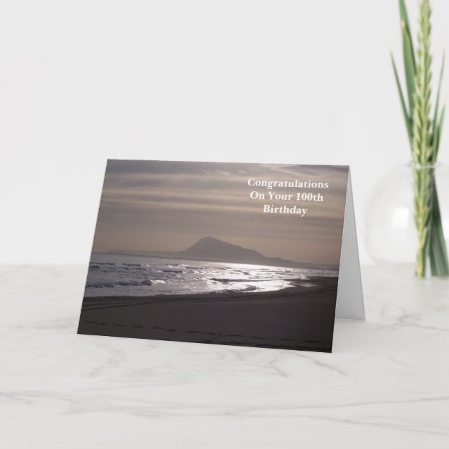 100th Birthday Card (Front)