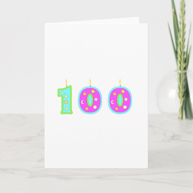 100th Birthday Card (Front)