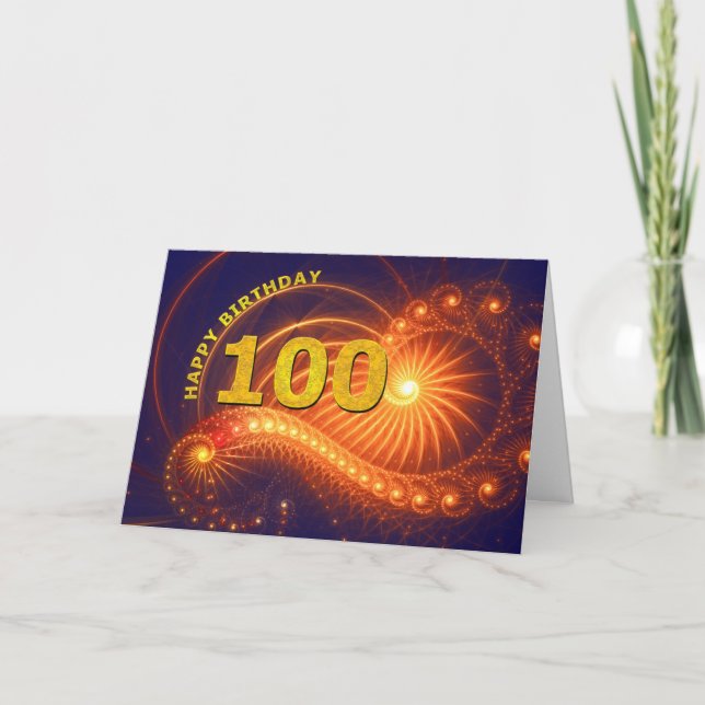 100th birthday card (Front)