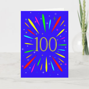 100th Birthday Explosion Card