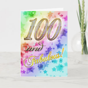 100th birthday for someone Fabulous Card