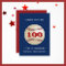 100th Birthday Party Baseball Blue and Red
