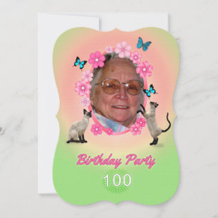 100th Birthday Party Invitation