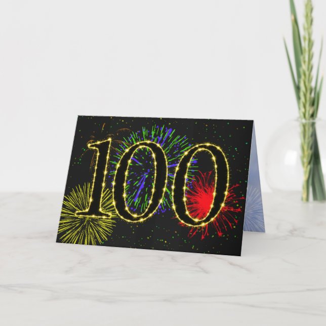 100th Birthday Party Invitation (Front)