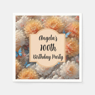 100th Birthday Party Napkin