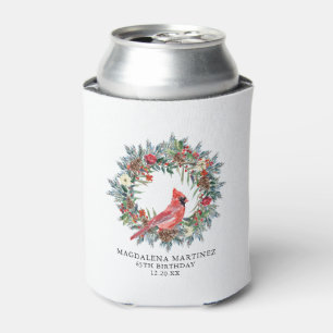 100th Birthday Red Cardinal Party Supplies Can Cooler