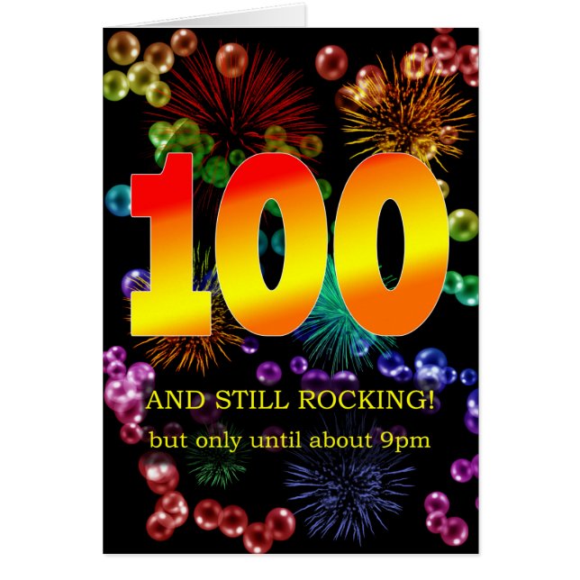 100th Birthday Still Rocking (Front)