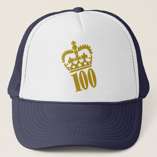 100th Birthday Trucker Hat (Front)