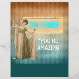 100th Birthday Vintage Singer Birthday Scrapbook 