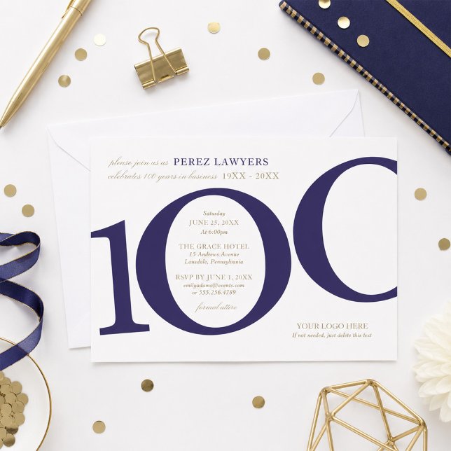 100th Business Anniversary Invitation (Creator Uploaded)