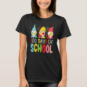 100th Day 100 Days Of School Gnome Costume Women M T-Shirt