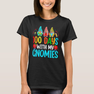 100th Day 100 Days Of School Gnome Costume Women M T-Shirt