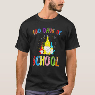 100th Day 100 Days Of School Gnome Teacher Women M T-Shirt