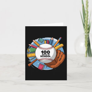 100th Day Funny Outfit Teacher &amp; Student 100 D Card