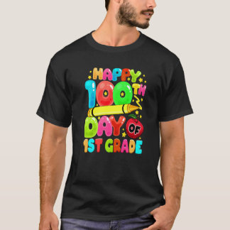 100th Day of 1st Grade Teachers Kids Child 100 Day T-Shirt