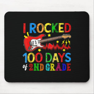 100th Day Of 2nd Grade 100 Days School B Guitar Lo Mouse Mat