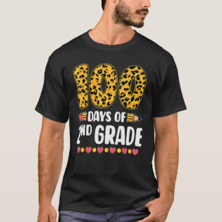 100th Day Of 2nd Grade Teachers 100 Days Of School T-Shirt