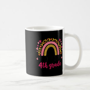 100th Day Of 4th Grade Funny School Rainbow 100 Da Coffee Mug