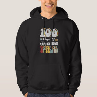 100th Day Of Junior High Y'all Teacher 100 Days Pr Hoodie