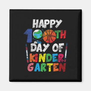 100th Day Of Kinder Garten Cute 100 Days Of School Magnet